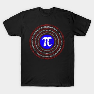 Pi Day Math Captain Funny Math T-Shirt